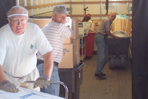 Volunteers have fun!